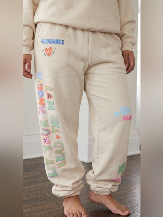 The Mayfair Group Pants - Mayfair x @ISCREAMCOLOUR Joggers Let Your Angels Lead The Way XXL New